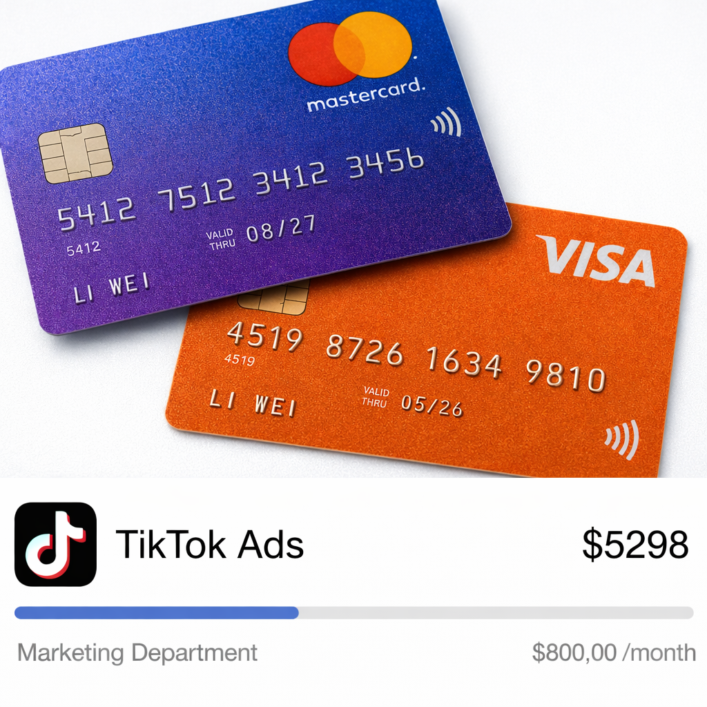 TikTok Ads floating card