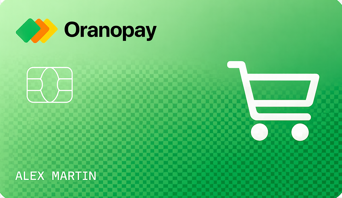 Oranopay card preview